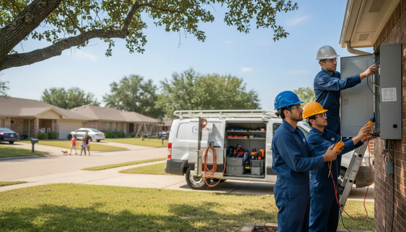 Certified electrician providing emergency electrical services in San Jose, IL